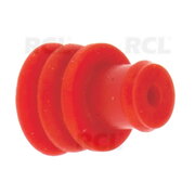 SANDARIKLIS guminis, laidui ø2.5÷3.3mm,  raudonas