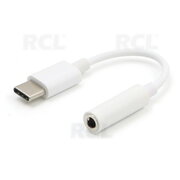 ADAPTERIS - KABELIS USB Type C <-> Jack 3,5 mm audio aux kabelis