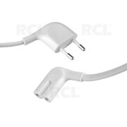 CABLE AC 230V with nozzle, 1.5m white, angled, Samsung