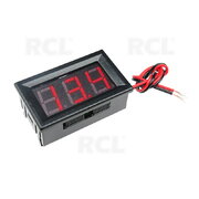 VOLTMETER - MODULE 0.56" LED red, DC 2.5-30V, with housing, 2 wires