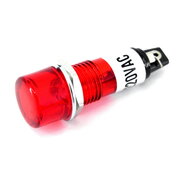 NEON LAMP ø10mm plastic/apv/red