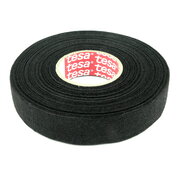 INSULATING TAPE black 19mmx25m, textile with texture, TESA 51608