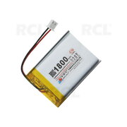 RECHARGEABLE BATTERY Li-Po 3.7V 1800mAh, 5x34x54mm, with PH2.0 connector