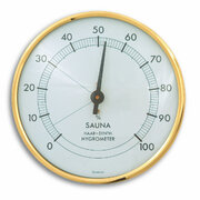 Analogue Sauna Hygrometer with Metal Ring
