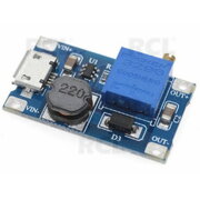 Power supply DC-DC converter Step-up 1...20V 2A, micro USB connector, MT3608

