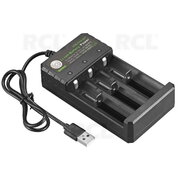 CHARGER for Li-Ion batteries Li-Ion 10440...18560...26650, 1A, 3 cells