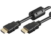 KABELIS HDMI (K) <-> HDMI (K) HDCP 4x1080, DSC ir sYCC601, su feritais, 1.5m, gold-plated