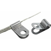 CABLE CLIPS d=6.2mm, stainless steel