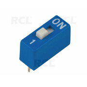 DIP SWITCH 1 contacts  25mA / 24VDC