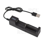 Charger for rechargeable batteries  Li-Ion, 10440...18560...26650, 1A
