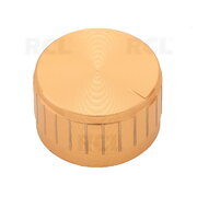 KNOB ø30x17 mm for 6 mm potentiometer, Gold