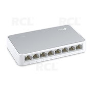 Computer Network Switch TL-SF1008D,  8 ports, 10/100 Mbps