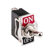 TOGGLE SWITCH  15A 250VAC, 2pin, ON-OFF