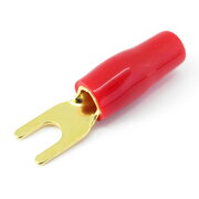 INSULATED TERMINAL 'U' form 6x14.0mm2, red