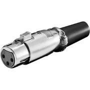 SOCKET XLR 3pin professional for Cable