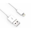 KABELIS USB >> iPhone 5 iOS 7+ baltas, 1m