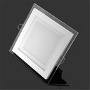 LED panel light 12W, warm white 2500-3000K, 160x160x35mm