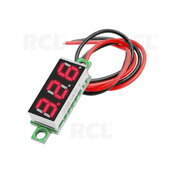 VOLTMETER - MODULE 0.28" LED red, DC 2.5-30V, Refresh ~0.2s, ±1%