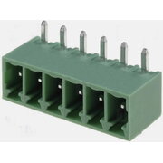 TERMINAL BLOCK 6pin  Male, soldered, 3.5mm, 300V 8A
