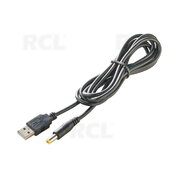 KABELIS DC USB-A (K) <-> 2.1/5.5mm (K) 1.5m