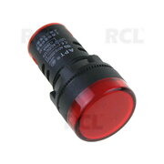 LEMPUTĖ LED signalinė 27mm 12V raudona AD16-22DS